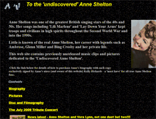 Tablet Screenshot of anne-shelton.co.uk